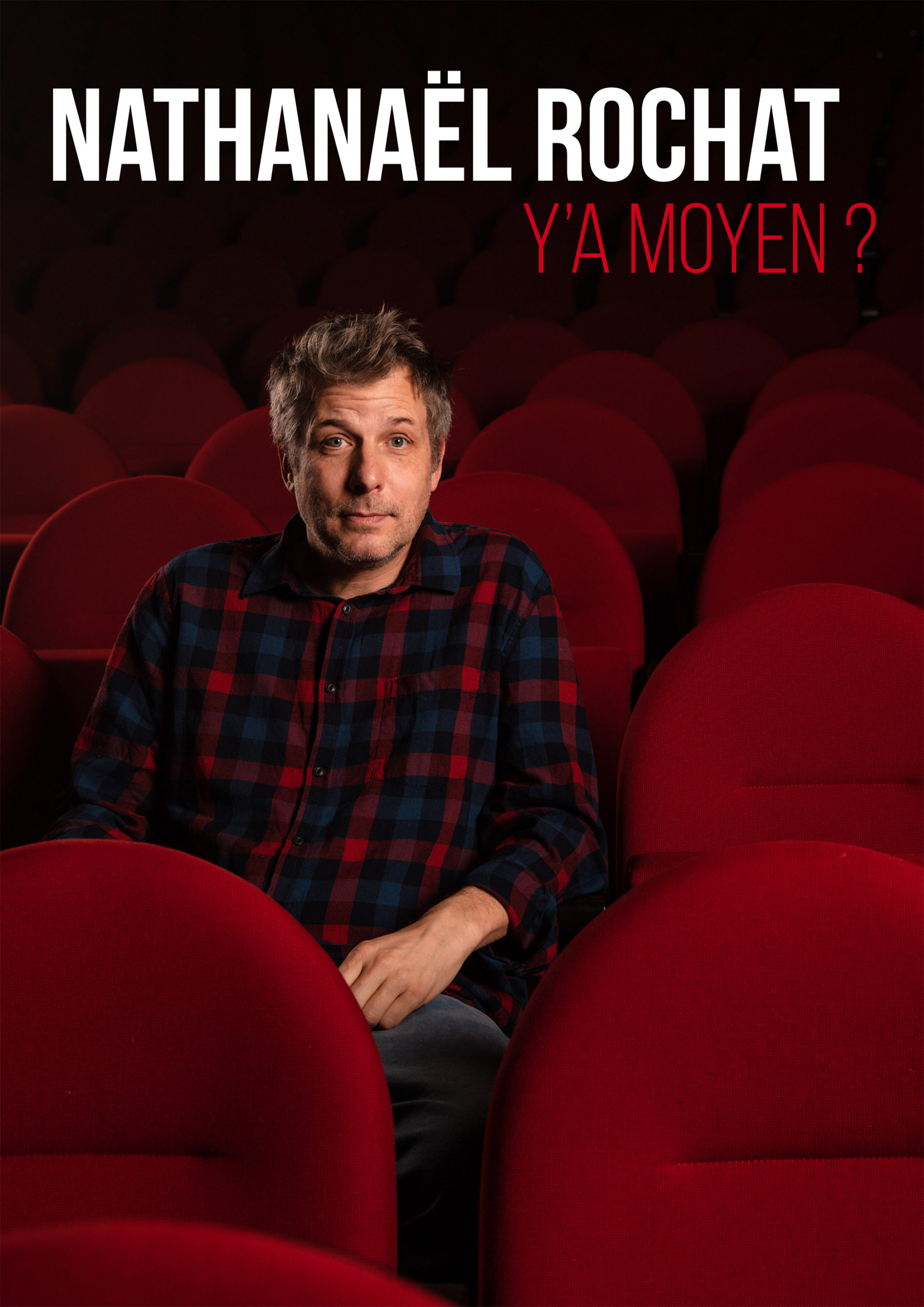 Affiche Y'a moyen Photographie Nathan Hausermann man in black button up shirt and blue denim jeans